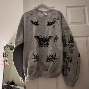 Harry Styles Tattoo crewneck
